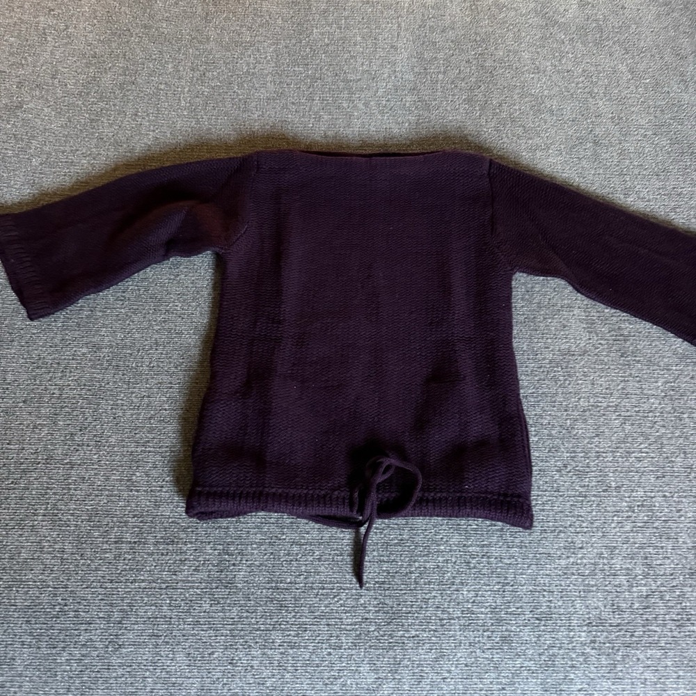 Vintage Theodore Wool Sweater Women's M Knit Hong‎ Kong 80's Hidden Pockets NEW